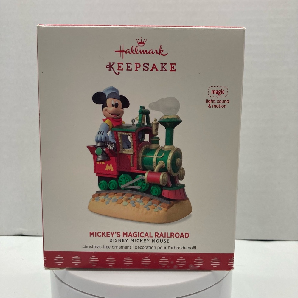 2017 Hallmark Keepsake Mickey's Magical Railroad Magic Ornament